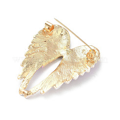 Broches de aleación de rhinestone para ropa de mochila.&nbsp;JEWB-M068-02G-02
