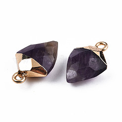 Pendenti d'ametista naturale&nbsp;G-N326-134-02