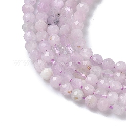 Hebras naturales de cuentas de kunzita / spodumene&nbsp;G-L651-C12-2mm-02