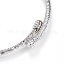 Bracciali a coppia in acciaio inossidabile chirurgico 316 anti-ossidazione&nbsp;X-BJEW-D437-A37-P