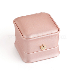 Scatole regalo anello in pelle pu&nbsp;LBOX-L005-A01