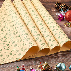 Papier d'emballage cadeau fleur&nbsp;DIY-TAC0020-52A