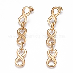 Orecchini pendenti in acciaio inossidabile 304&nbsp;EJEW-F220-02