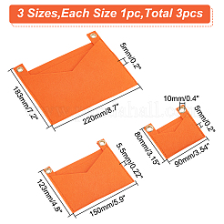 3 insert organisateur de sacs en feutre de 3 styles&nbsp;PURS-WR0006-87C