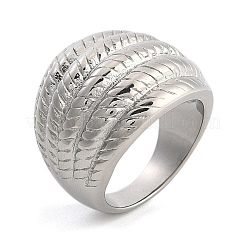 Bague large en acier inoxydable 304 pour unisexe&nbsp;RJEW-Z076-02P-02