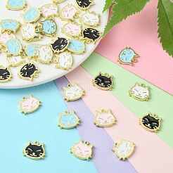 40pcs 4 pendentifs en alliage de couleurs&nbsp;ENAM-CJ0004-16