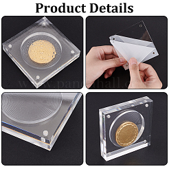 Portabadge in acrilico trasparente&nbsp;DJEW-WH0039-101