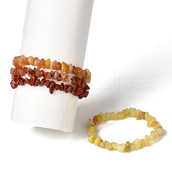 4 set di bracciali elastici con perline di pietre preziose&nbsp;BJEW-JB11179