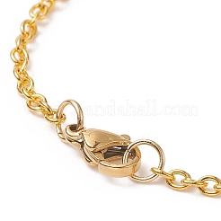 Farfalla in lega di colore 2 pz 2 con braccialetti a maglie malocchio incastonati con smalto&nbsp;BJEW-JB09162