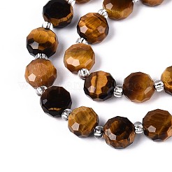 Natürlichen Tigerauge Perlen Stränge&nbsp;G-B153-B17