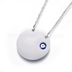 Colliers pendentifs en acier inoxydable 304&nbsp;NJEW-E141-23