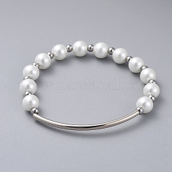 Glas Perlen Armbänder strecken&nbsp;BJEW-JB04758-01