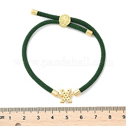 Justierbare Nylonschnurarmbänder&nbsp;X-BJEW-C096-01G-24