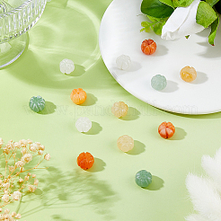 20 Stück 4 Farben Natur Aventurin gefärbte geschnitzte Perlen&nbsp;G-FH0002-44