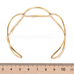 304 Edelstahl-Armreife für Damen&nbsp;BJEW-U023-02G