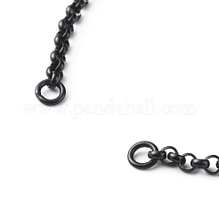 Accesorios para hacer pulseras de cadena rolo de acero inoxidable 304 hechas a mano&nbsp;AJEW-JB01026-02