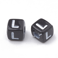 Cuentas acrílicas opacas con agujero horizontal&nbsp;SACR-N002-01