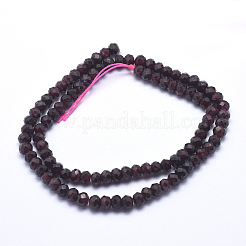 Natürlicher Granat Perlen Stränge&nbsp;G-K223-26-4mm