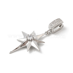 Ottone micro spianare pendenti zirconi&nbsp;KK-U047-11P