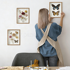 Bilderrahmenständer aus MDF-Verbundholz für Trockenblumen&nbsp;LS-DJEW-WH0028-057B