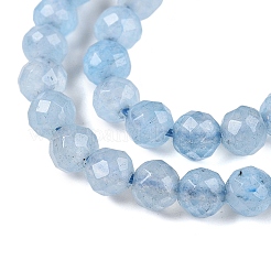 Natürliche weiße Jade Perlenstränge&nbsp;G-R344-4mm-05