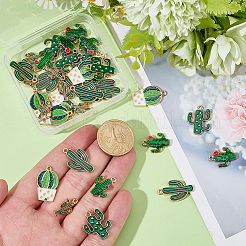 40pcs 5 styles de pendentifs en émail en alliage&nbsp;ENAM-BM0001-28