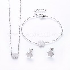 304 Edelstahl Schmucksets&nbsp;SJEW-H138-07