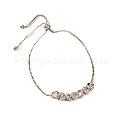 Bracciali a slitta regolabili con catena in ottone&nbsp;WG59605-04