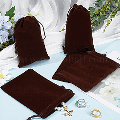 Bolsas de regalo con cordón de joyería de terciopelo&nbsp;ABAG-BBC0001-10C-03