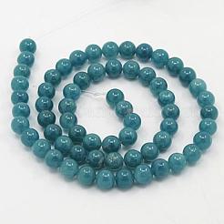 Natürliche weiße Jade perlen Stränge&nbsp;X-G-G051-R1-10mm