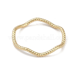 Fingerringe aus Messing für Damen&nbsp;RJEW-F164-01G-02