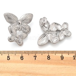 Pendientes de acero inoxidable 304 para mujer&nbsp;EJEW-K306-24P