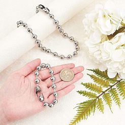 Ensembles de bijoux avec bracelets et colliers en chaîne à billes en acier inoxydable 304&nbsp;SJEW-UN0001-01P