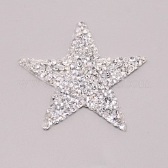 Strass termoadesivi con brillantini a stella&nbsp;DIY-WH0301-92B-02