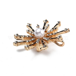 Broche de rhinestone de aleación para ropa de mochila&nbsp;JEWB-P046-05A-G