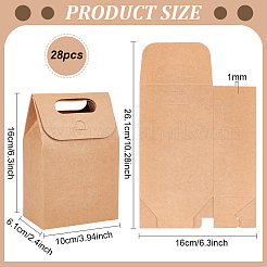 Sacchi di carta kraft&nbsp;CON-WH0086-141