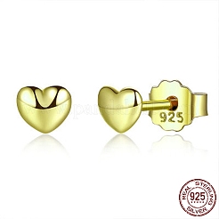 925 Sterling Silber Ohrstecker&nbsp;EJEW-FF0008-002G