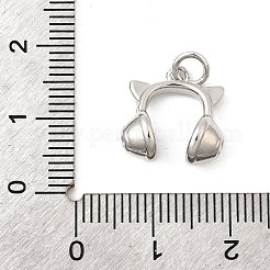 Colgante micropavé cubic zirconia de latón&nbsp;KK-I364-12P