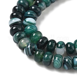 Brins de perles d'agate à bandes naturelles&nbsp;G-F790-I01-01R