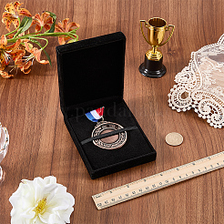 Boîtes d'emballage à badges en velours&nbsp;CON-WH20006-018C