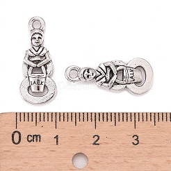 Tibetischer stil Aluminium Anhänger & Charms&nbsp;LS-TIBEP-GC147-AS-NR