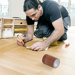 Cinta adhesiva de imitación de veta de madera pe&nbsp;AJEW-WH0270-222H