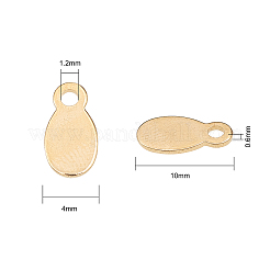 50 pz ciondoli in acciaio inossidabile 304&nbsp;STAS-CJ0001-164G