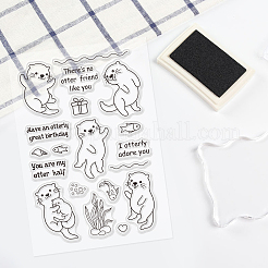 9 feuilles 9 style timbres en plastique pvc&nbsp;DIY-GL0002-82B