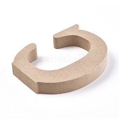 Lettre de tranches de bois non finies&nbsp;DIY-WH0162-62C