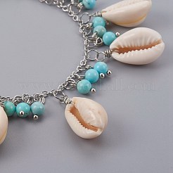 Braccialetti con ciondoli conchiglia ciprea&nbsp;BJEW-JB04094