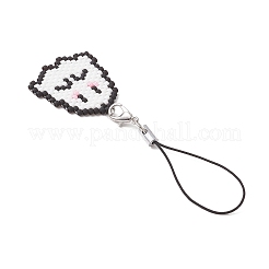 Decorazioni pendenti con perline di vetro fatte a mano&nbsp;HJEW-MZ00295