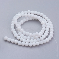 Brins de perles de verre rondes à facettes (32 facettes)&nbsp;X-EGLA-J042-4mm-26