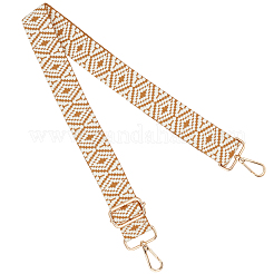 Sangles de sac à main en toile de nylon à motif losange&nbsp;FIND-CN0002-38A