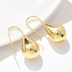 Orecchini pendenti a goccia in ottone&nbsp;EJEW-B132-06G